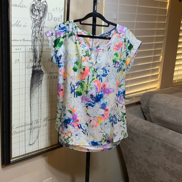 Express Tops - Express Colorful Floral Women's Blouse